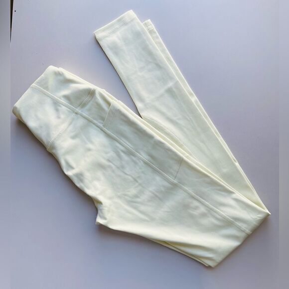 EUC Victoria’s Secret pale yellow long leggings. - Picture 1 of 3